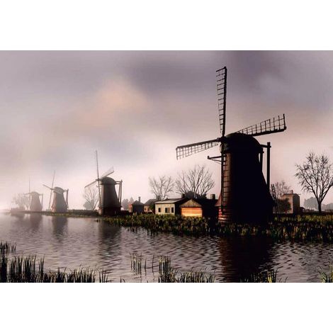 Mill, photo murale, 360x255 cm, 4 parts (1/2)