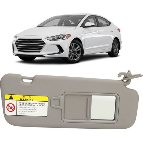 (T06) Pare-soleil avec miroir de courtoisie, côté passager droit, 85220-F0100TTX, applicable aux Hyundai Elantra AD 2016-2019 (1/5)