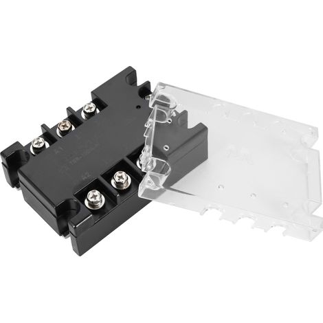 Relè a stato solido trifase YWBL-WH, relè a semiconduttore da CC a CA per regolatore di temperatura PID, 10 A, tensione di carico 24-480 V CA, ideale per applicazioni industriali.