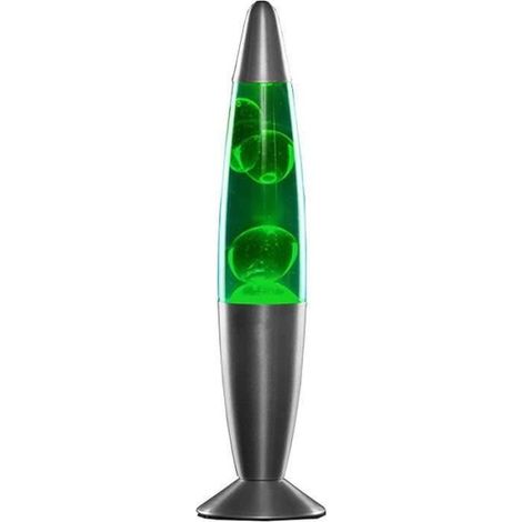 Lampe lave - A126 - Fusée - Vert - 25 W