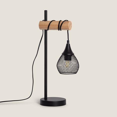 Lampe à Poser Monah WiFi avec Variateur Noir (1/5)