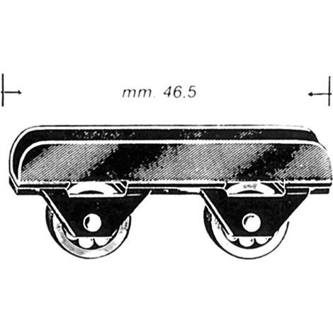 SC CARRELLO A 2 RUOTE P/CRISTALLO 4 PZ- 5,0 pz