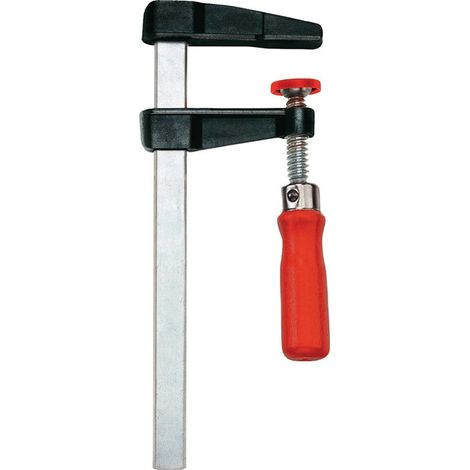 Abrazadera de tornillo de fundición a presión LM sujeción L.150mm A.50mm mango de madera 15x5mm BESSEY