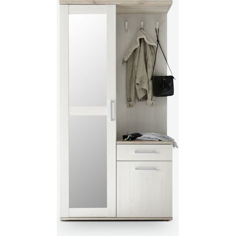 Rieti  Legno laminato - Marrone chiaro / bianco (1/4)