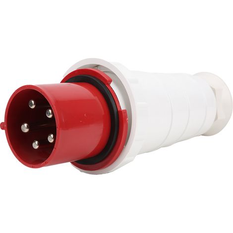 Connecteur industriel 3P+N+T 5 broches 380415V 125A, étanche IP67, pour l'aviation. (1/5)
