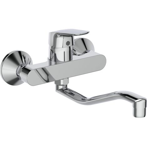 Ideal Standard B5128AA Ceraflex Miscelatore Cucina monocomando a parete per lavello, cromato (1/5)