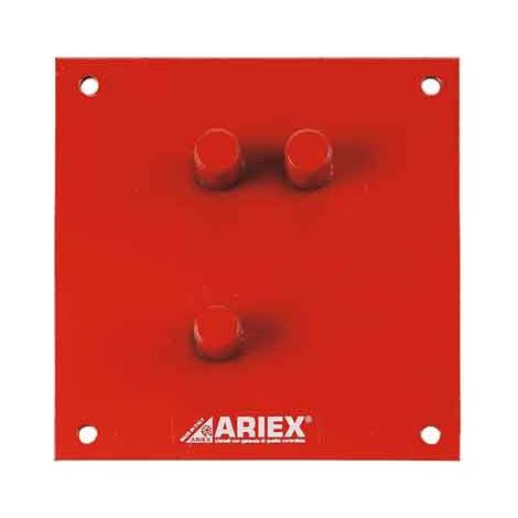 PLACA PLEGABLE HIERRO 18x18 cm - Ø máx 16 mm
