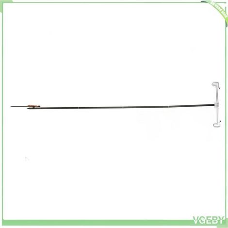 Support de lampe extérieur - FAFEICY - Réglable - Crochets pliables doubles - 65,5-186 cm - Aluminium (1/5)