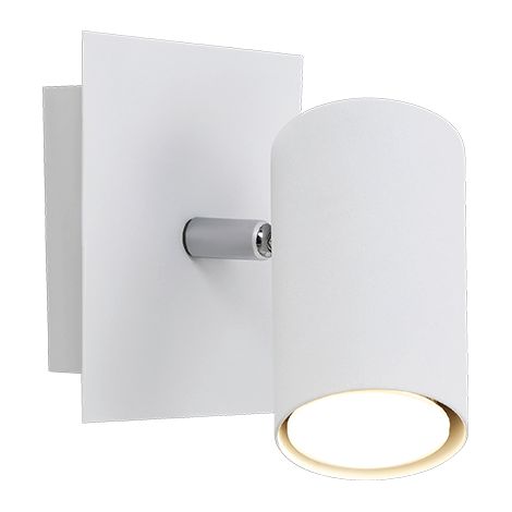 Faretto Soffitto Parete Spot 3W GU10 Cilindro Bianco Marley GD Trio