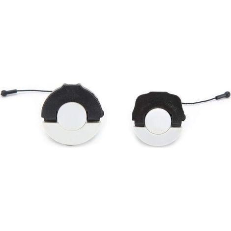 Lot de 2 Tronçonneuse Bouchon de Réservoir de Carburant pour STIHL MS171 MS181 MS192T MS210 MS200T MS211 MS230 MS240 MS250 MS260 MS340,Assemblage de Bouchon d'huile pour tronçonneuse (1/4)