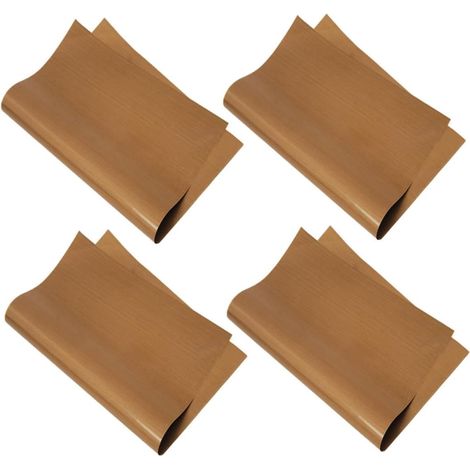 4 feuilles Tapis de Cuisson Réutilisable Ptfe Haute Température Antiadhésives pour Pâtisserie Protection Four et Plaque de Cuisson Résistant et Facile à Nettoyer'-'- (1/5)