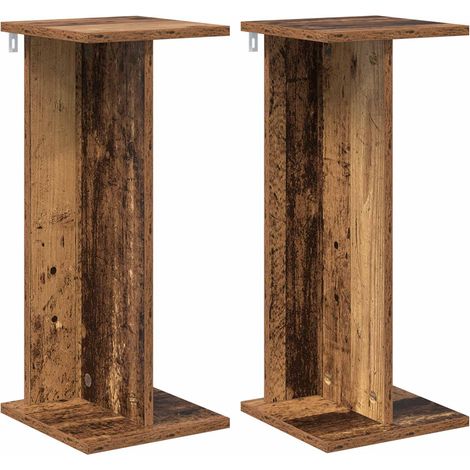 Maison Exclusive - Supporto per piante 2 pz Legno antico 25 x 25,5 x 60,5 cm (1/5)