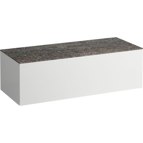 LAUFEN Il Bagno Alessi cajonera, encimera de piedra Marrone