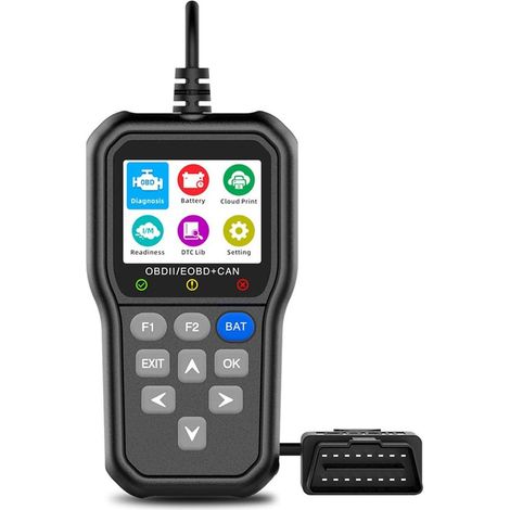 Escáner OBD2 Mengshen, con datos en tiempo real, monitor y diagnóstico de batería para vehículos OBDII/EOBD/JOBD+CAN de 1996 o posteriores (1/5)