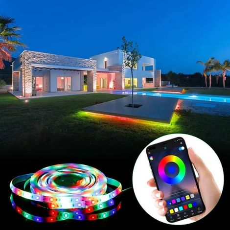 Ruban LED pour Télévision RGBW Wifi DC5V 60 LED/m 2m + Télécommande et Contrôler Wifi - SILAMP (1/2)