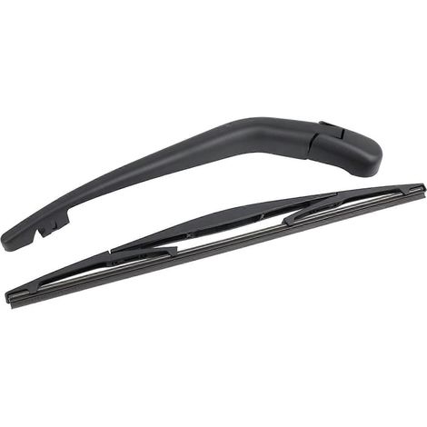 Balai d'essuie-glace arrière avec bras complet pour Honda Fit Jazz 2014-2019, kit de remplacement, balayette de lunette auto, accessoire d'origine, performance durable. (1/5)