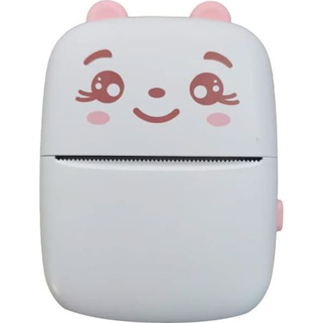Mini imprimante thermique compatible Bluetooth, portable, rechargeable et sans fil, facile à utiliser (version chinoise). (1/5)