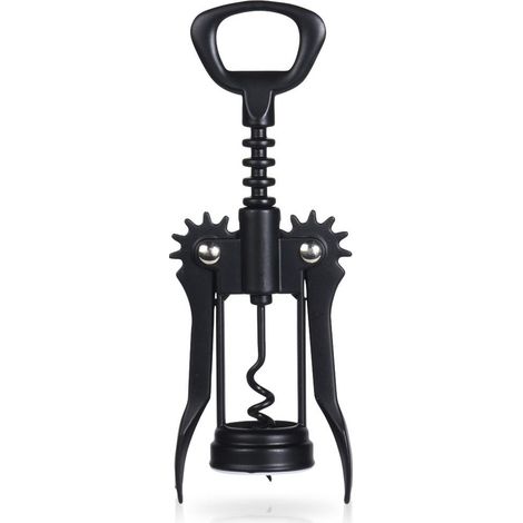Tire-bouchon à vin en métal noir 16 cm (1/5)