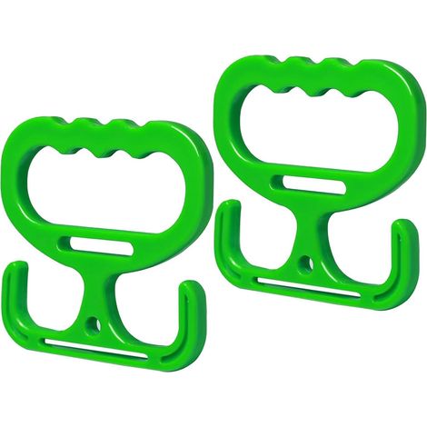 Set di 2 borse compatte per la spesa e multiuso, realizzate in ABS leggero per borse riutilizzabili Ideali per fare la spesa nel bagagliaio dell'auto (1/5)