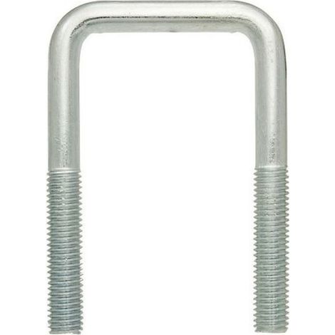 Bride Pour Tuyaux - Type C - M6x28x55 - Filetage 27 mm - Zinc - Fixation Rapide - 1 Pièce