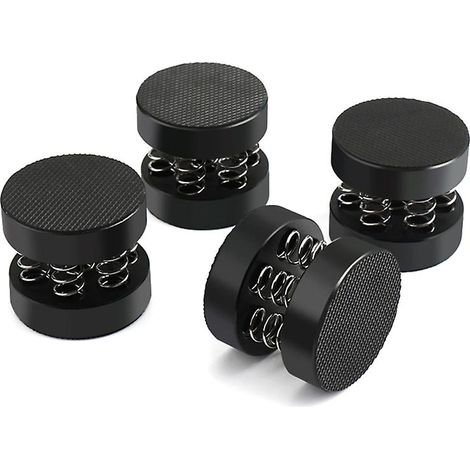 4 pièces pour pieds d'enceintes : patins, pointes, amortisseurs à ressorts (1/5)