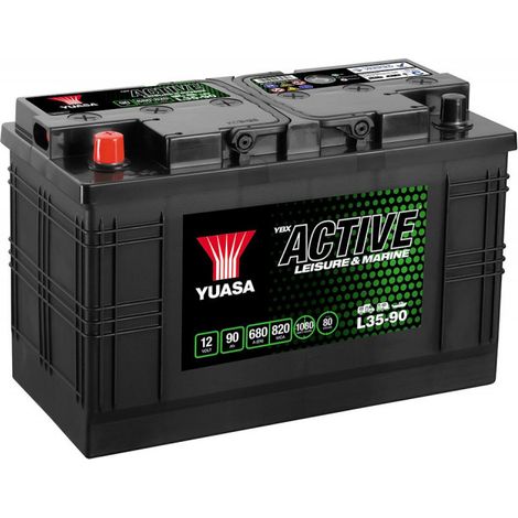 Batterie décharge lente Yuasa L35-90 Leisure 12v 90ah