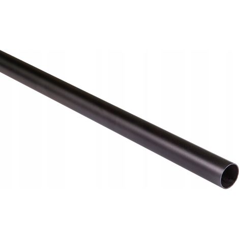 Asta per mobili, nera, diametro 25 mm, tubo, 100 cm, tubo AKS (1/2)