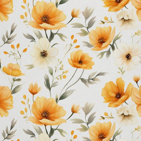 Tela decorativa para exteriores Oxford - Estampado floral - DX2044 (1/5)