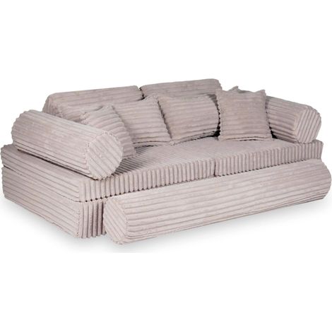 Canapé gaufré Montessori Premium rose clair (1/5)