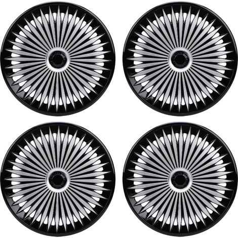 Jeu d'Enjoliveurs de Roue 16 Pouces R16, 4 Pièces Clip sur ABS pour Voiture, Camion et SUV (1/5)