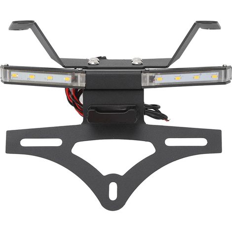 Support de plaque d'immatriculation moto 33 pièces en alliage d'aluminium noir, fixation pour CB650R CBR650R (1/5)
