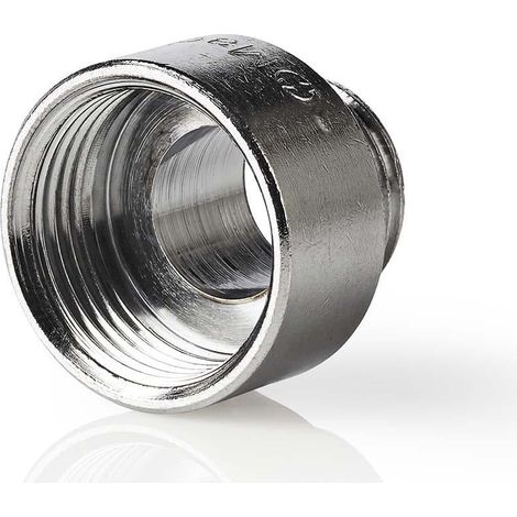 Nedis Schlauchverbinder / 3/4'' / 1/2'' / Metall / Silber (1/5)