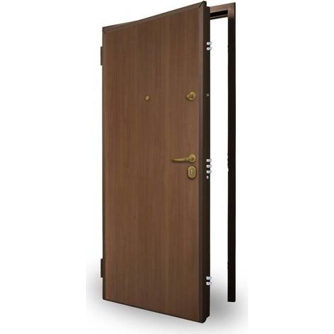 C PORTA BLINDATA C/CONTROT CL.3 NOCE M 90X210 DX