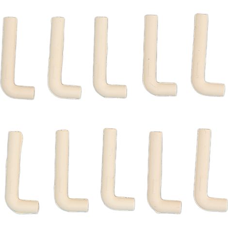 10 pièces tube en L pour appareils auditifs, pièce de rechange pour réparation d'amplificateur auditif, tube de réception en forme de L (1/5)