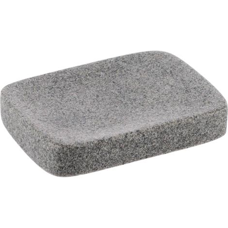 Seifenschale aus polyresin - grau - Tendance