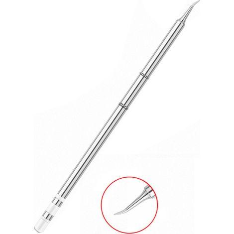 Embouts de fer à souder métalliques T12, kit de remplacement d'embouts de soudage, accessoires pour fer à souder électrique, outils de soudage, tête de fer à souder électrique intelligente pour le sou (1/5)