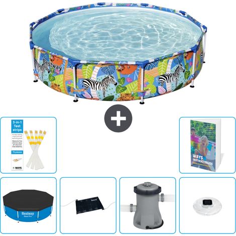 Bestway Bestway Steel Pro Ronde - Jungle - 305x66 cm - 7-pièces  S154 (1/5)
