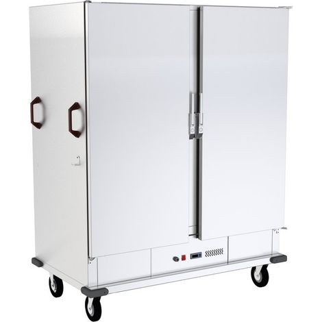 Armoire chaude en acier inoxydable de 230 volts pour 17 casseroles GN 2/1 ou 34 casseroles GN 1/1 - Pujadas