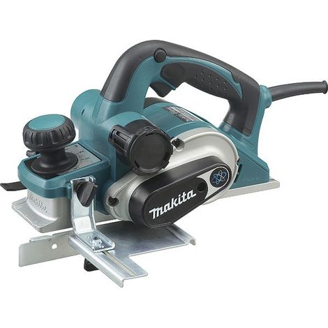 Makita – Rabot électrique 82 mm 1050 W – Profondeur de rabotage 4 mm – Moteur puissant pour bois dur – KP0810CJ