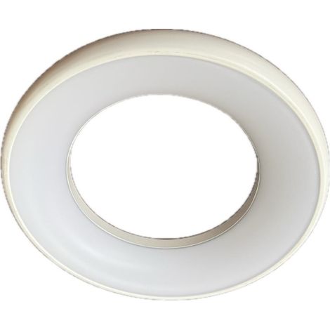 Plafonnier suspension design LED 35W blanc et opale Ø 400mm H65mm 4000K 3100lm alim 230V (filins non incl) IK06 IP20 HALO (1/5)