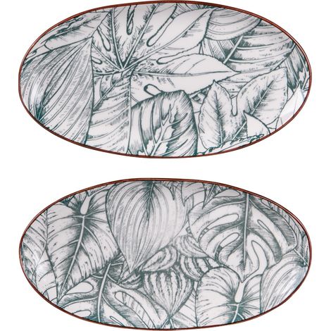 Table Passion - Plat ovale Paraguay 35.5x19 cm (1 modèle aléatoire) (1/3)