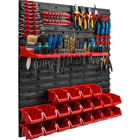 Étagère à outils 78x78 cm pour atelier ou garage (1/5)