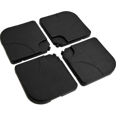 Parasol easycomfort umbrella base set 4 pièces HDPE modulable (1/3)