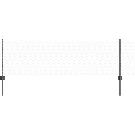 Maison Exclusive - Geschweißter Drahtzaun 10 x 0,6 m (B x H)
