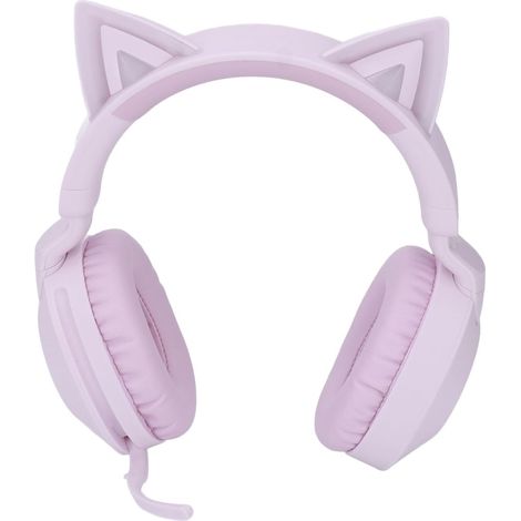 Casque sans fil oreilles de chat avec lumière LED, Bluetooth 5.4 (1/5)