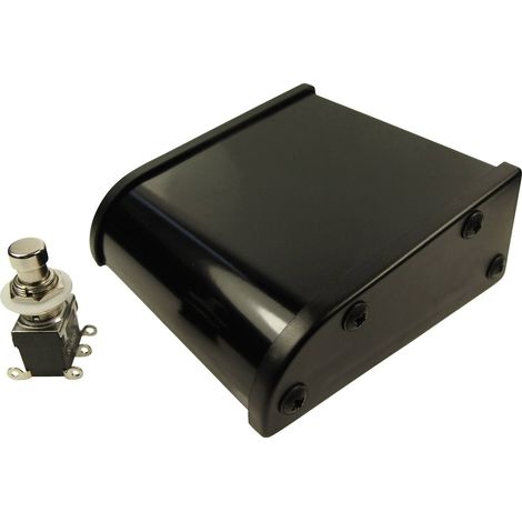 Cliff CL2108C Interrupteur à pédale 250 V/AC 2 A 1 pédale Kit, actionneur incurvé 2 inverseurs (RT) (1/5)