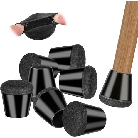Lot de 16 capuchons de protection pour pieds de chaise en silicone (1/5)