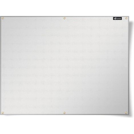 Hitzeschutzmatte 50x76cm Aluminium feuerfest für Grill, Wand, Geländer (1/5)