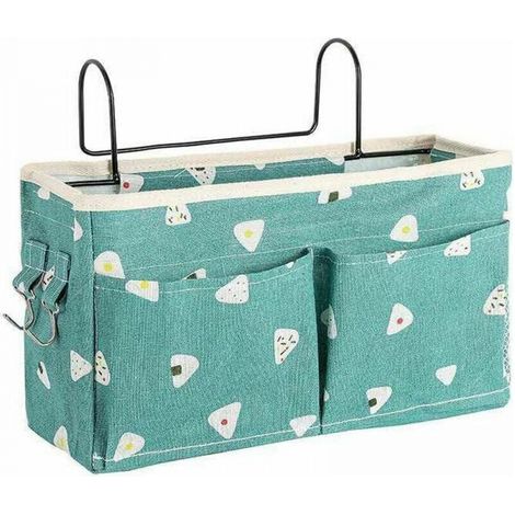 Bedside Pocket, Bedside Storage Bag, Bunk Bed Pocket, Bed Pocket Organizer, Bedside Hanging Organizer Storage Bag, for Cell Phones, Books, Clothes (1/5)