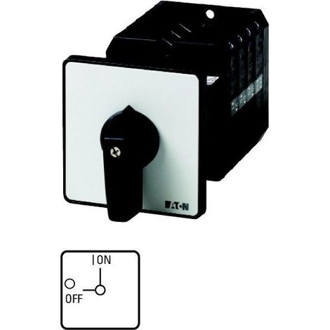Inter. Marche-Arrêt 6 pôle + 1 F + 1 O 100A 90° encastréAvec fixationArrière 000207417 EATON T5-4-15682/Z